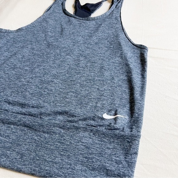 Nike Women’s Dri-Fit Grey Multi-Strap Running Tank - Picture 8 of 15